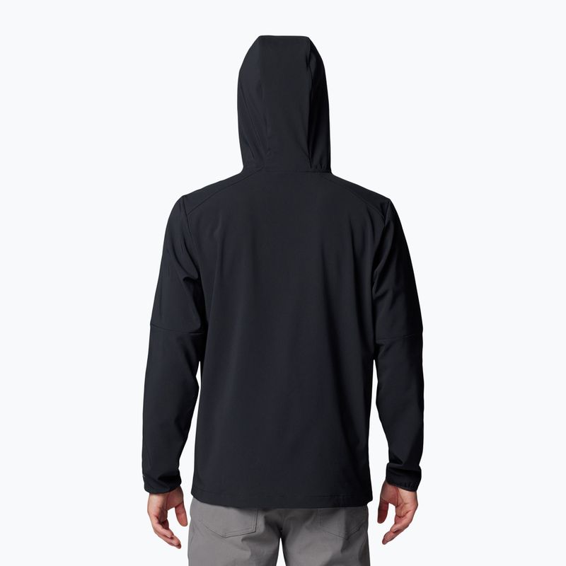 Bluza trekkingowa męska Columbia Tech Softshell Hoodie black 2