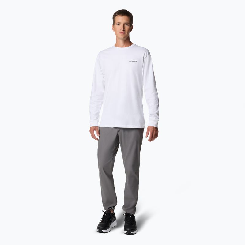 Bluza męska Columbia Explorers Canyon white/torn sunscape 2