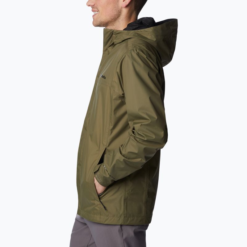 Kurtka przeciwdeszczowa męska Columbia Watertight II stone green 4