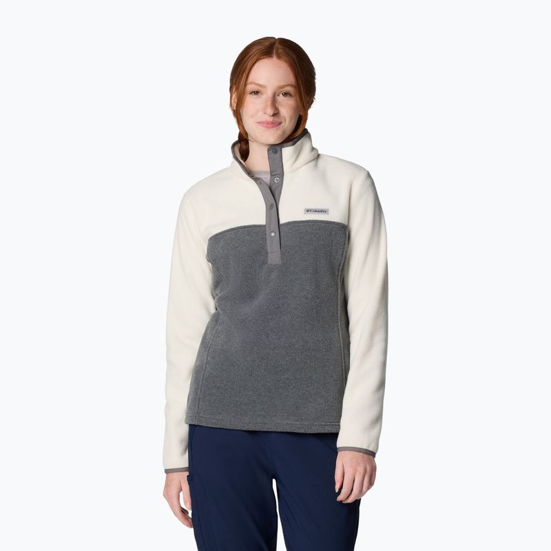 Bluza damska Columbia Benton Springs 1/2 Snap city grey heather/chelk