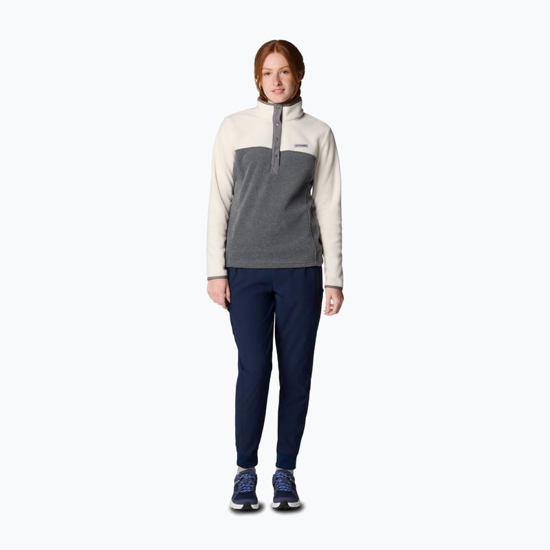 Bluza damska Columbia Benton Springs 1/2 Snap city grey heather/chelk 2