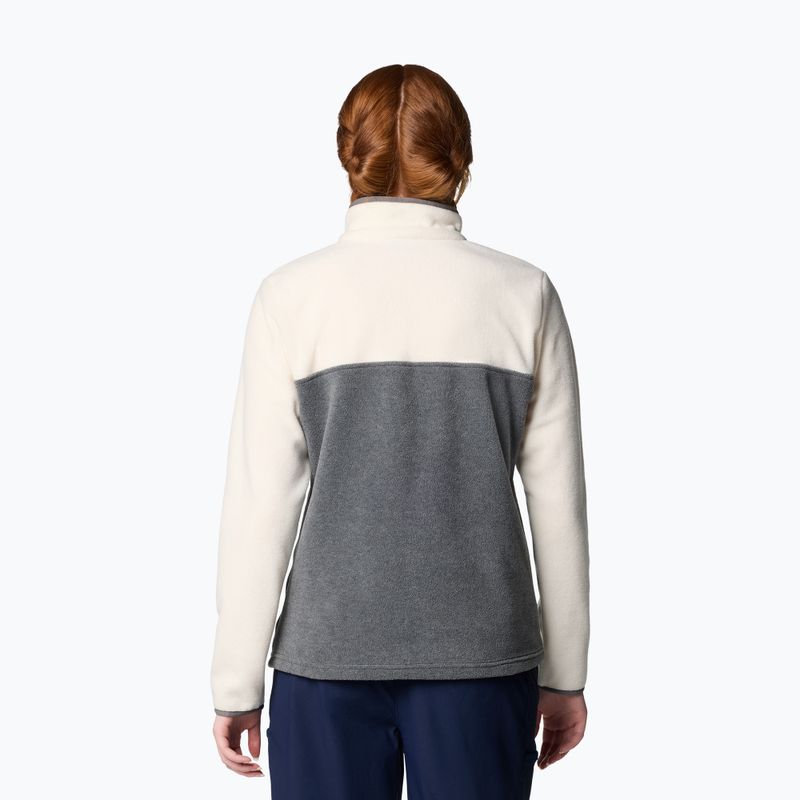 Bluza damska Columbia Benton Springs 1/2 Snap city grey heather/chelk 3