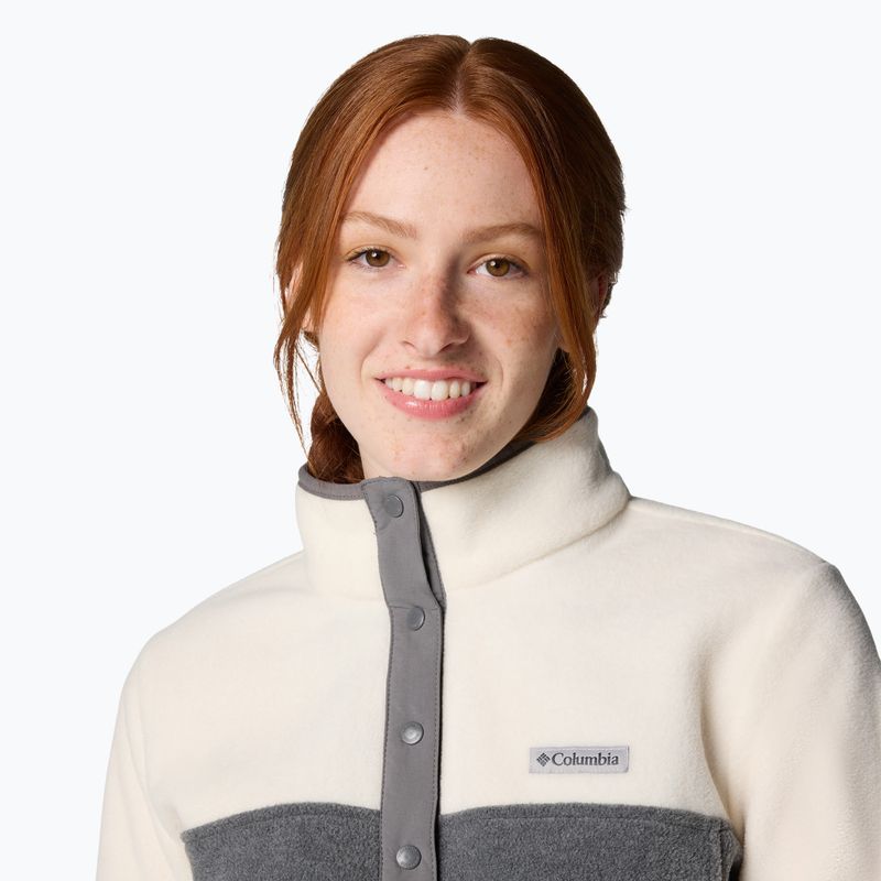 Bluza damska Columbia Benton Springs 1/2 Snap city grey heather/chelk 5