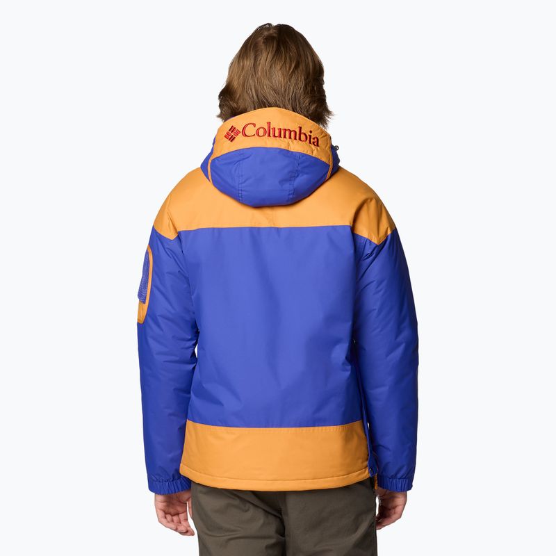 Kurtka ocieplana męska Columbia Challenger II Ins Pullover clematis blue/ sunstone 3
