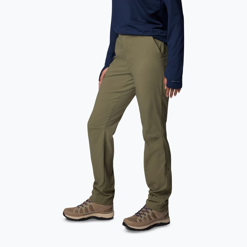 Spodnie trekkingowe damskie Columbia Leslie Falls Pant II stone green 4