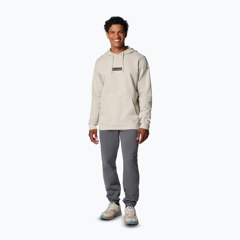 Bluza trekkingowa męska Columbia Trek Hoodie dark stone/puff box gem 2