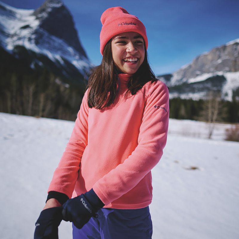 Bluza polarowa dziecięca Columbia Glacial Fleece hot coral 3