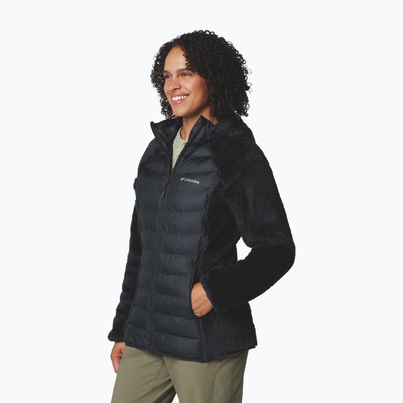 Kurtka ocieplana damska Columbia Powder Lite II Sherpa Hybrid black 4