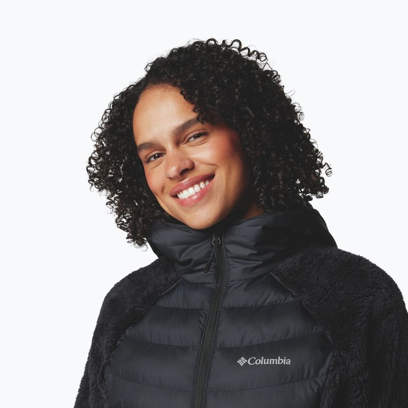 Kurtka ocieplana damska Columbia Powder Lite II Sherpa Hybrid black 5