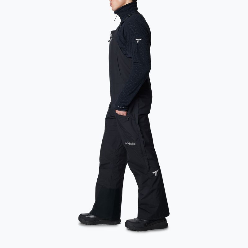 Spodnie narciarskie męskie Columbia Highland Summit II Bib black/black 3