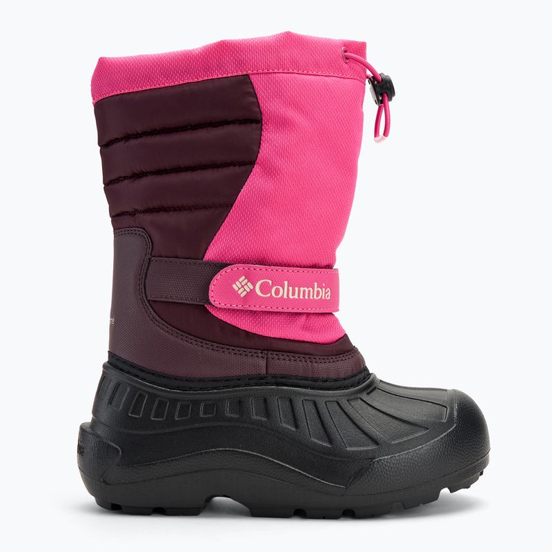 Śniegowce dziecięce Columbia Youth Powderbug Snowlite pink ice/ moonvista 2