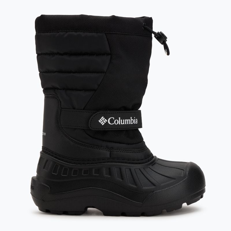 Śniegowce dziecięce Columbia Youth Powderbug Snowlite black/white 2