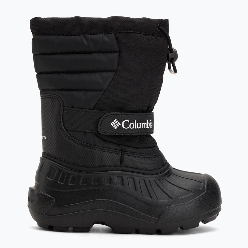 Śniegowce dziecięce Columbia Youth Powderbug Snowlite black/white 2