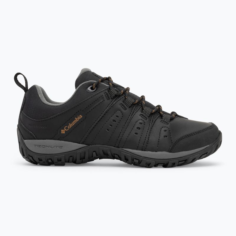 Buty turystyczne męskie Columbia Woodburn II Waterproof black/caramel 2