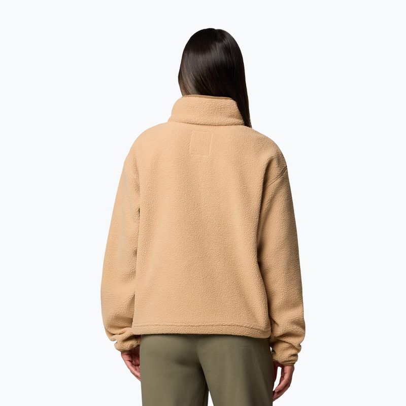 Bluza polarowa damska Columbia Helvetia II Cropped Half Snap Fleece canoe 2