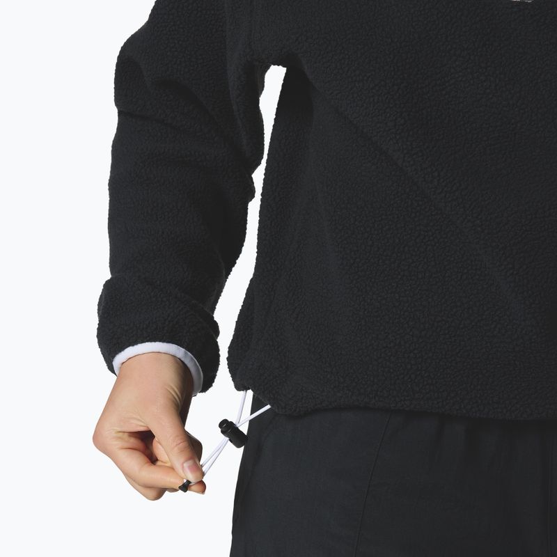 Bluza polarowa damska Columbia Helvetia II Cropped Half Snap Fleece black 6