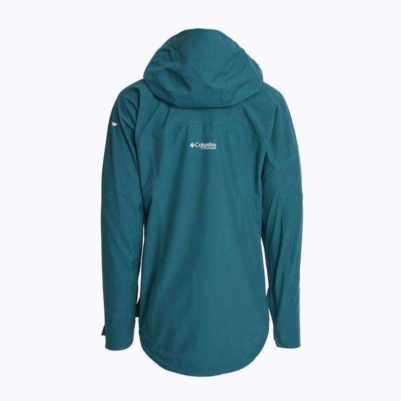 Kurtka softshell damska Columbia Northwest Explorer 3L Shell river blue 2