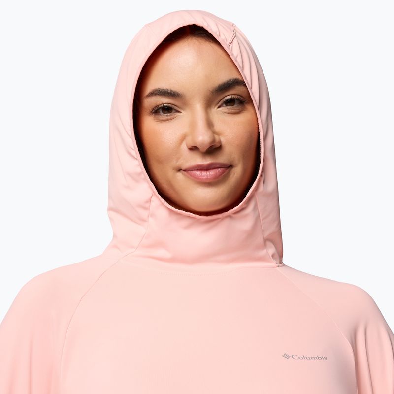 Bluza damska Columbia Skien Valley Hoodie pink sand 5