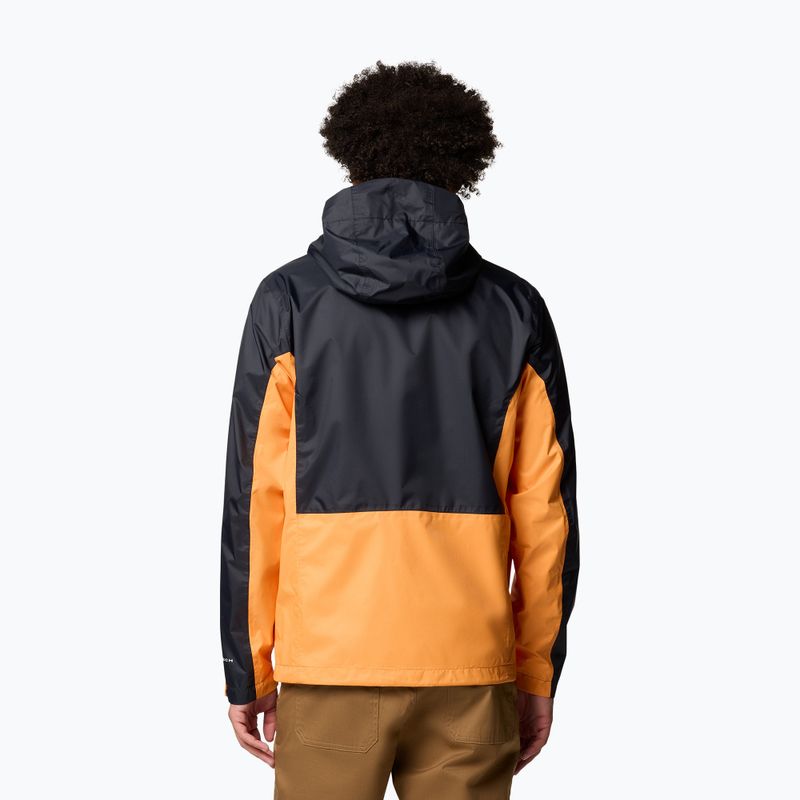 Kurtka przeciwdeszczowa męska Columbia Pouring Adventure III black/koi 3