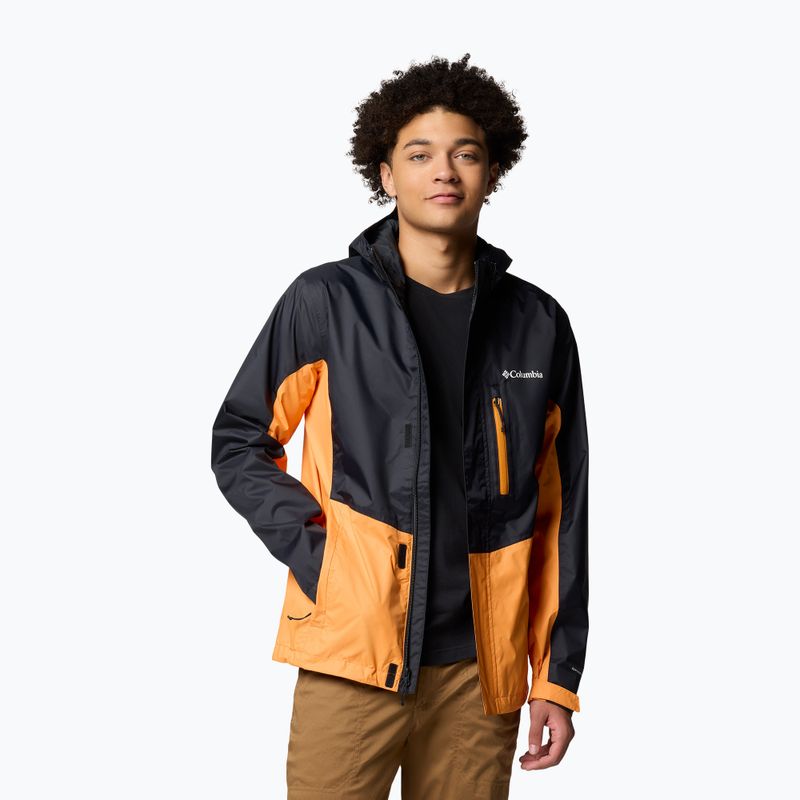 Kurtka przeciwdeszczowa męska Columbia Pouring Adventure III black/koi 5
