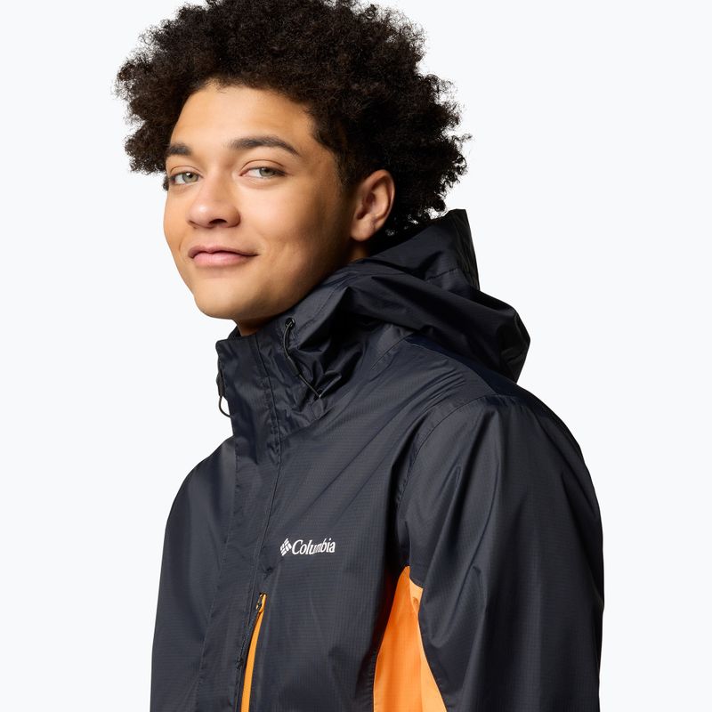 Kurtka przeciwdeszczowa męska Columbia Pouring Adventure III black/koi 6