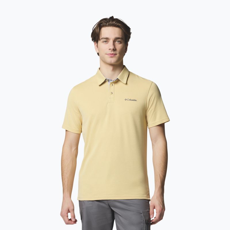 Koszulka męska Columbia Nelson Point Polo sand dune
