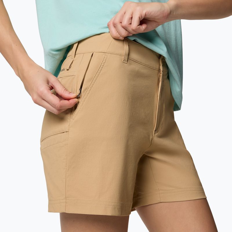 Spodenki trekkingowe damskie Columbia Leslie Falls Short II canoe 6