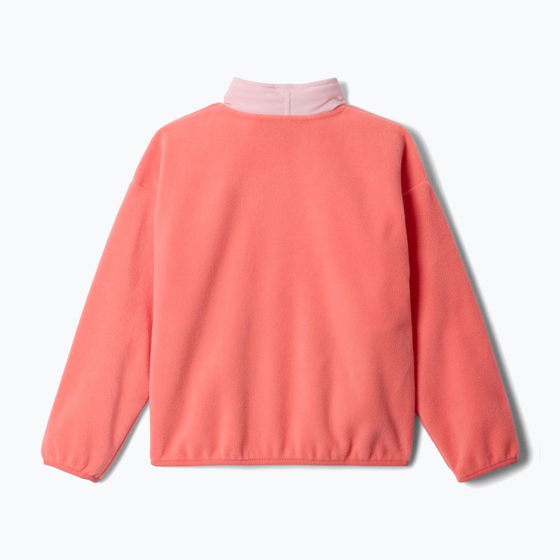 Bluza polarowa dziecięca Columbia Sequoia Grove Full Zip Fleece hot coral/satin pink 2