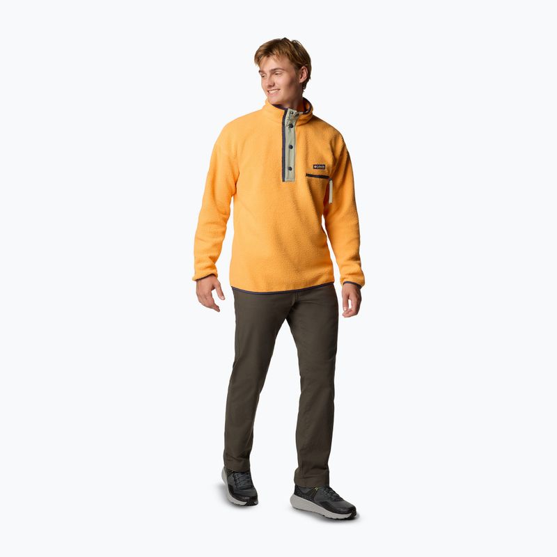 Bluza polarowa męska Columbia Helvetia II Half Snap Fleece summer orange 2