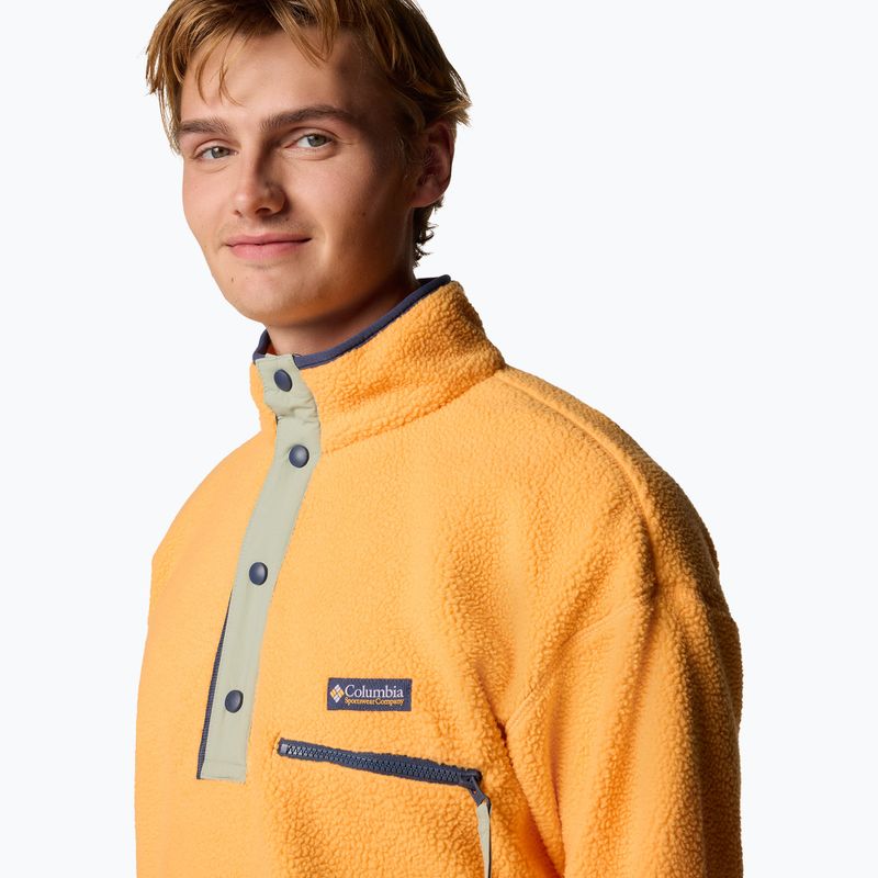 Bluza polarowa męska Columbia Helvetia II Half Snap Fleece summer orange 5