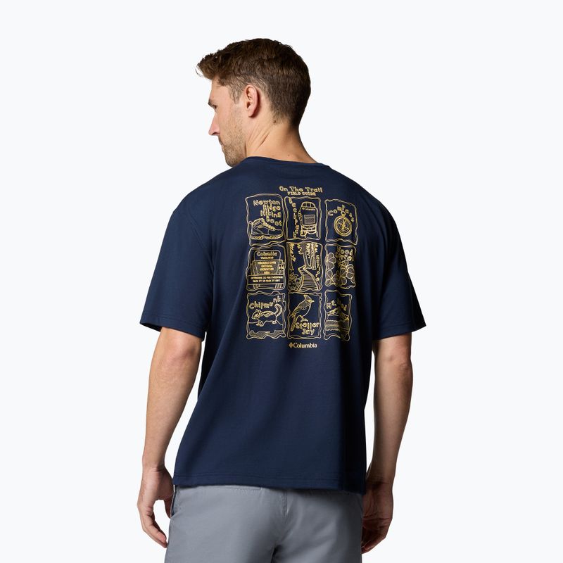 Koszulka męska Columbia Cedar Trail Back Graphic Tee collegiate navy 3