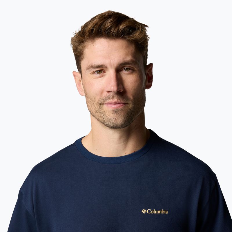 Koszulka męska Columbia Cedar Trail Back Graphic Tee collegiate navy 5
