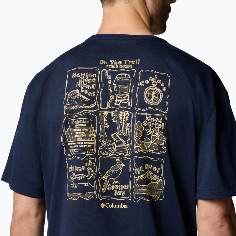 Koszulka męska Columbia Cedar Trail Back Graphic Tee collegiate navy 6
