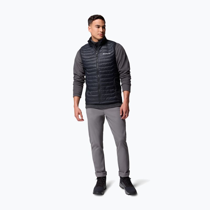 Bezrękawnik męski Columbia Powder Pass Hybrid black 2
