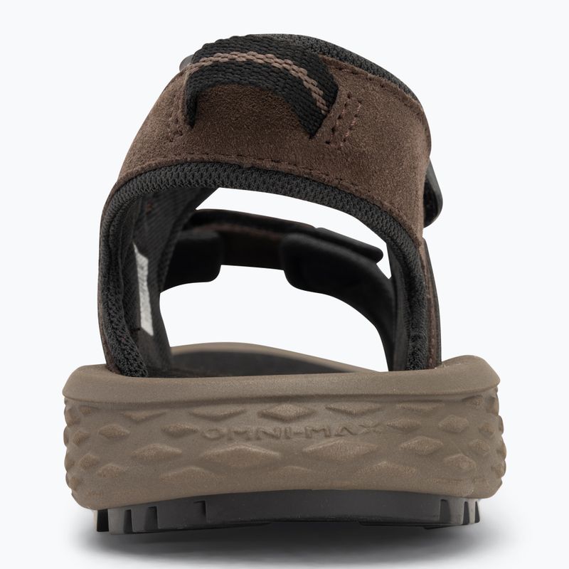 Sandały męskie Columbia Konos Hiker 2-Strap cordovan/black 6