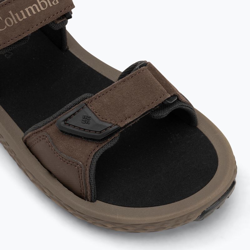 Sandały męskie Columbia Konos Hiker 2-Strap cordovan/black 7
