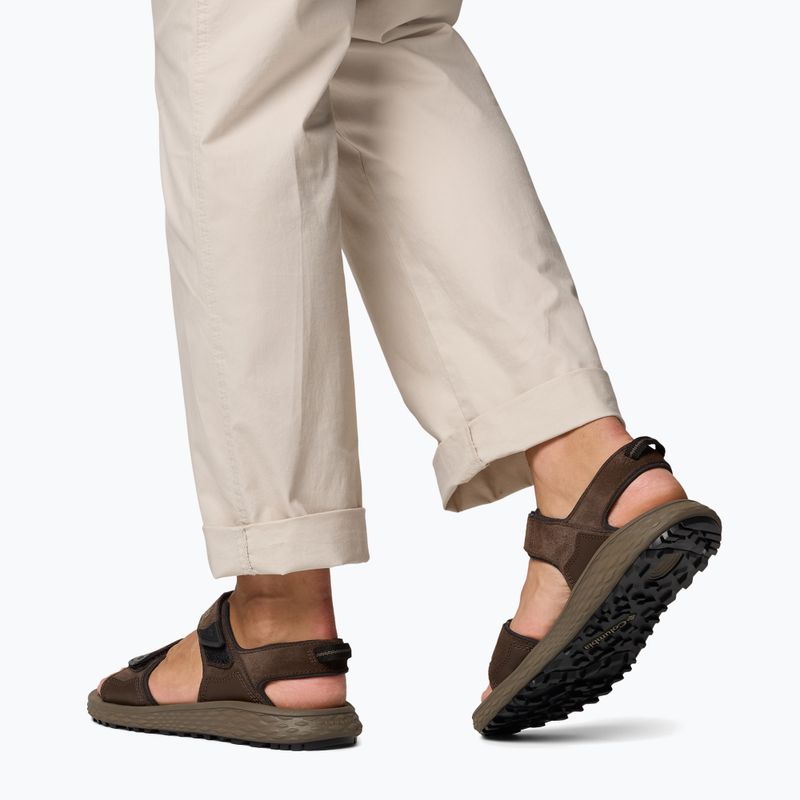 Sandały męskie Columbia Konos Hiker 2-Strap cordovan/black 8