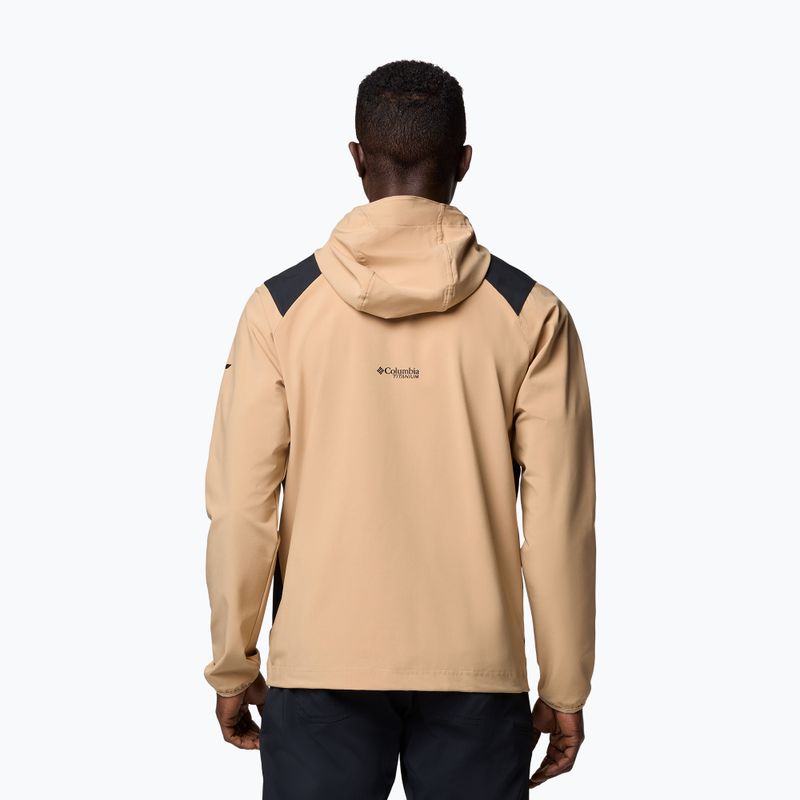 Kurtka softshell męska Columbia Triple Canyon Hooded canone/black 3