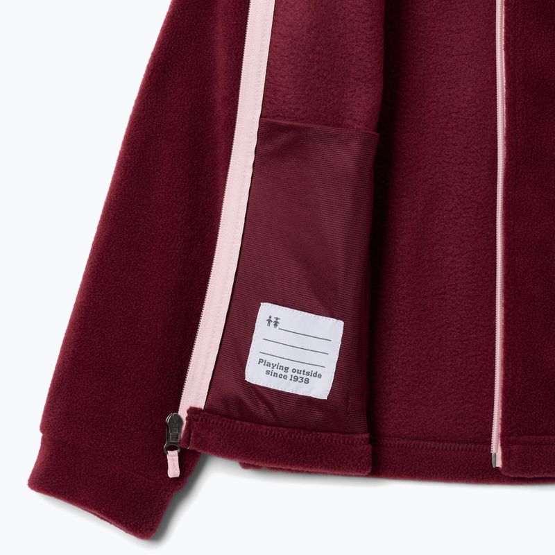 Bluza polarowa dziecięca Columbia Benton Springs Fleece rich wine 3