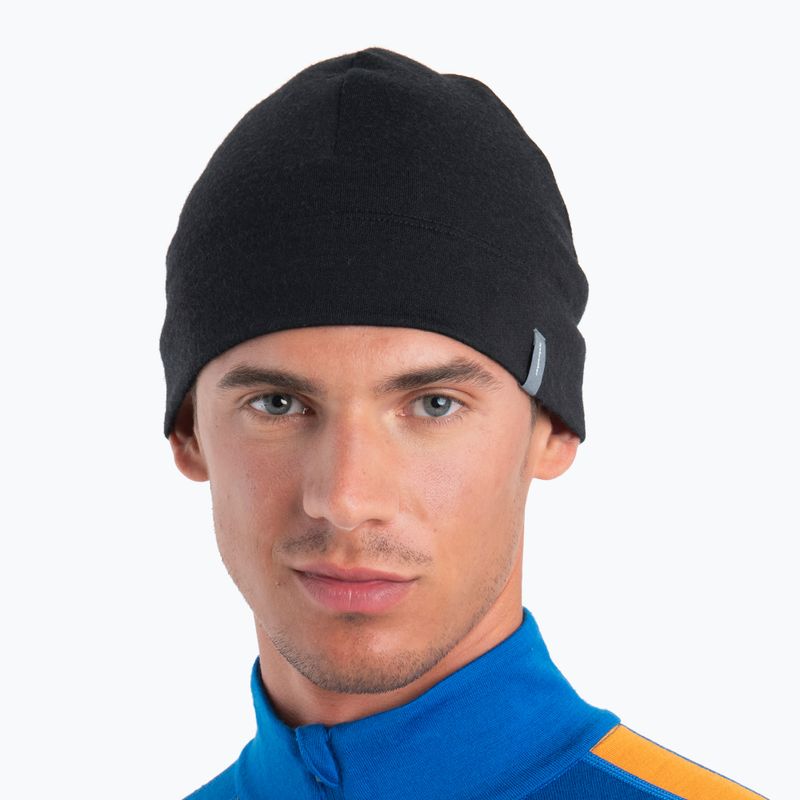 Czapka zimowa icebreaker Merino 260 Ridge Beanie black 6