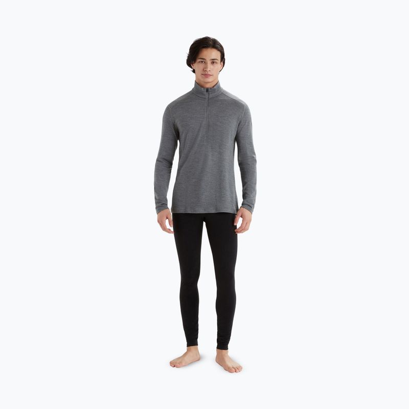 Bluza termoaktywna męska icebreaker 260 Tech LS Half Zip gritstone heather 2