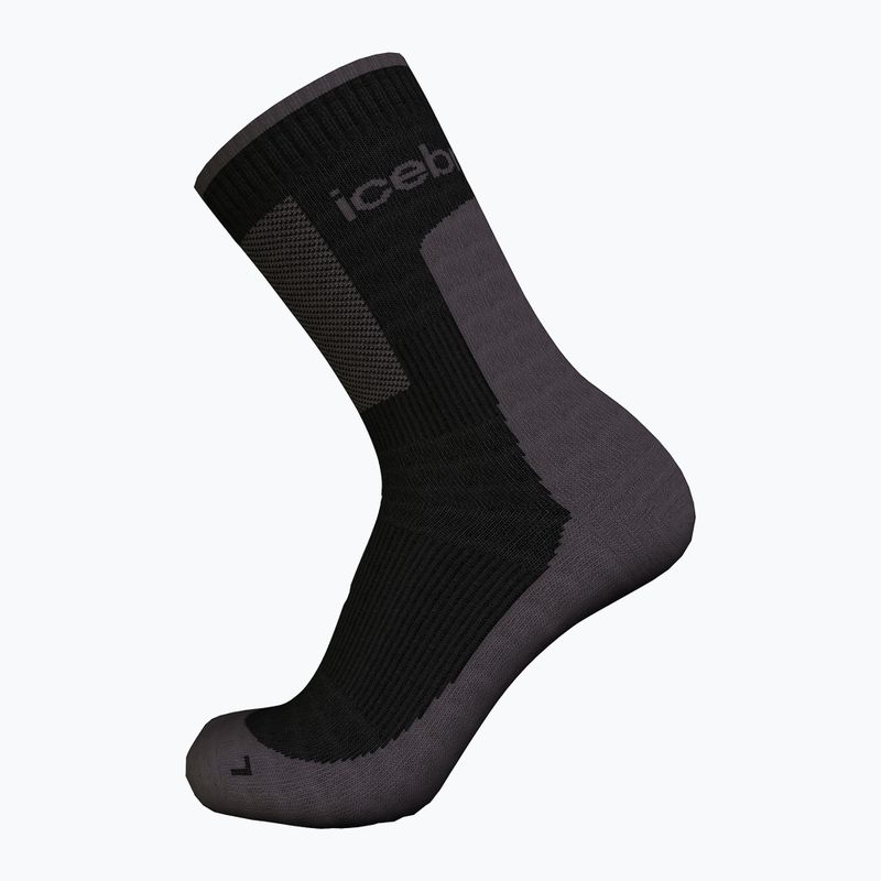 Skarpety męskie icebreaker Merino Hike+ Medium Crew black/obsidian 3