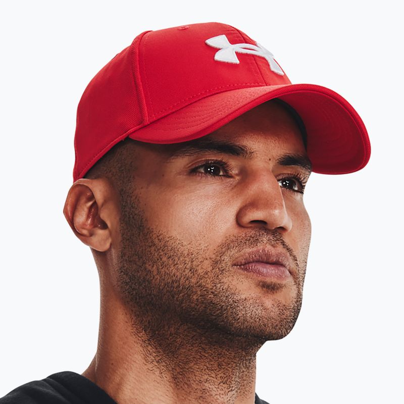 Czapka z daszkiem męska Under Armour Blitzing red/white 5
