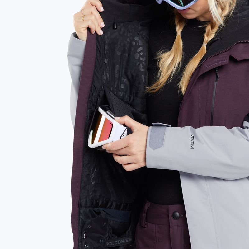Kurtka snowboardowa damska Volcom V.Co Aris Ins Gore-Tex blackberry 11