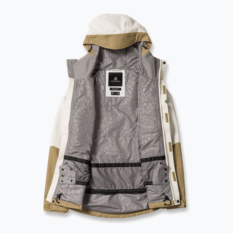 Kurtka snowboardowa damska Volcom Bolt Ins dark khaki 6