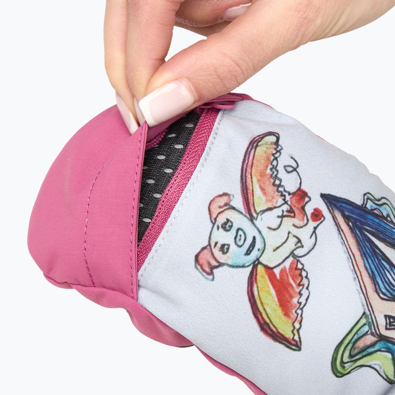 Rękawice snowboardowe dziecięce Volcom Day Saver Youth Mitt blurred violet 4