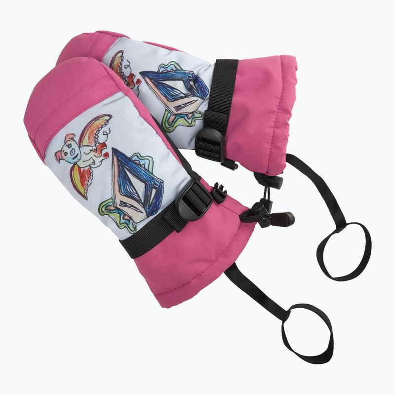 Rękawice snowboardowe dziecięce Volcom Day Saver Youth Mitt blurred violet 6