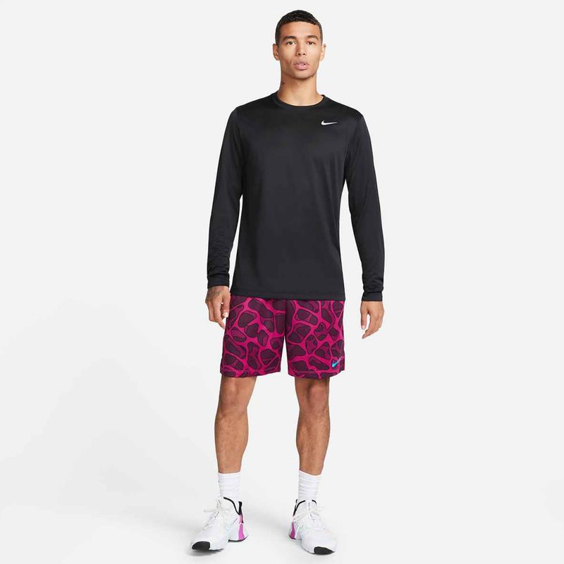 Longsleeve treningowy męski Nike Dri-FIT Legend black/matte silver 2