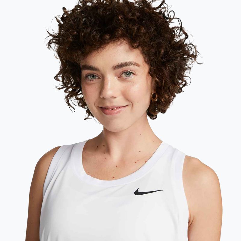 Koszulka treningowa damska Nike Dri-Fit Racerback Koszulka white/black 4