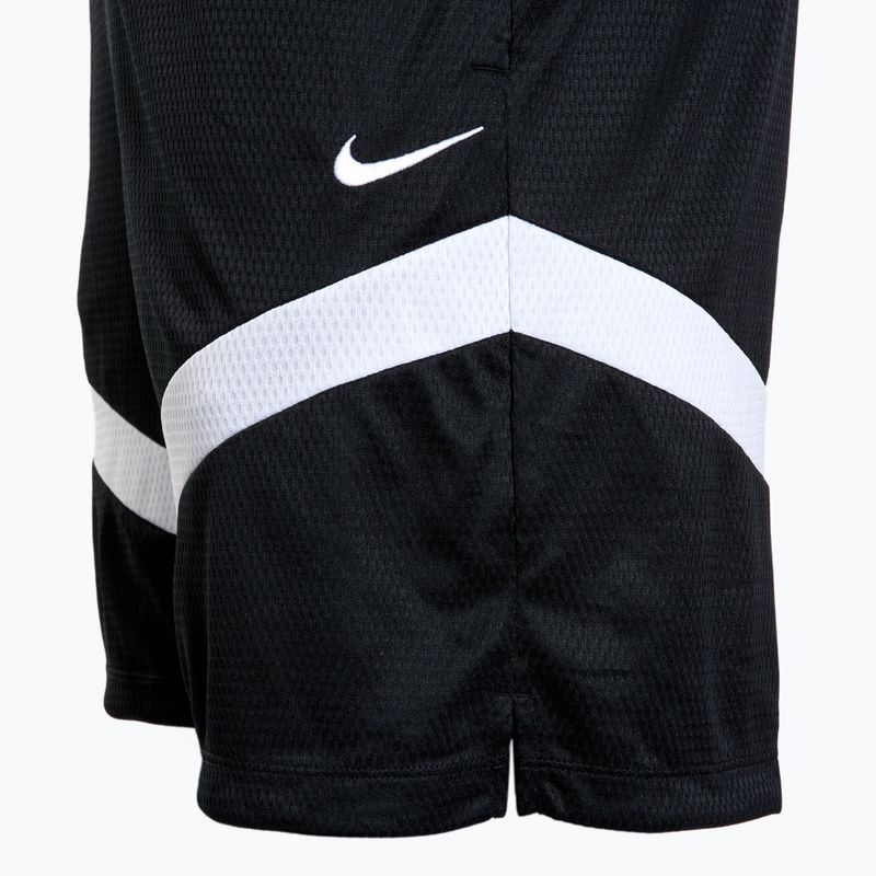 Spodenki koszykarskie męskie Nike Icon Dri-Fit 8" black/black/white/white 3